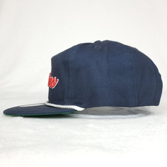 Washington Senators Mitchell & Ness MLB Slouch Snapback Hat Cap 3D Logo Navy NWT - Picture 6 of 8